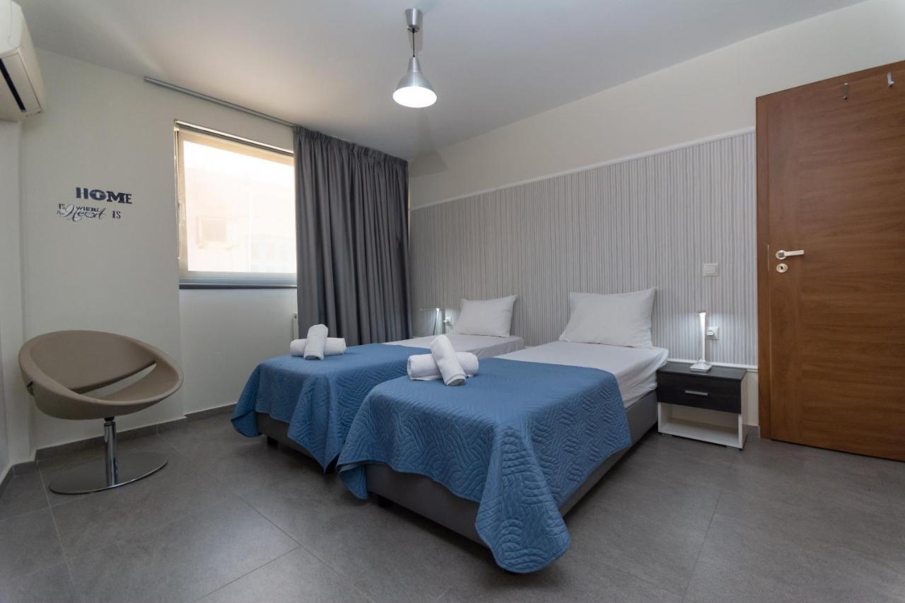 Spacious Fully Equipped 3Bd 2Bath Apt In The Heart Of City With Balconies Ac And Fast Wifi #1 Ираклион Экстерьер фото